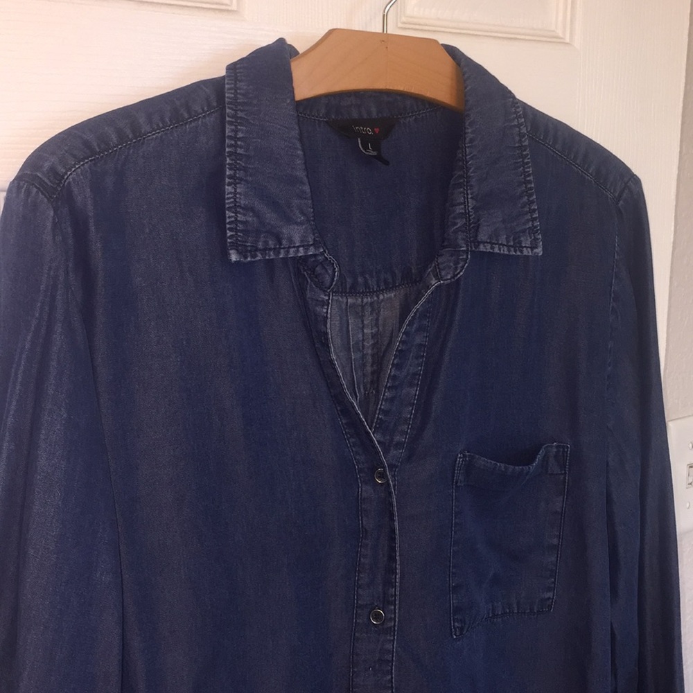 4/$25 super soft flowy tencel shirt tunic blouse
